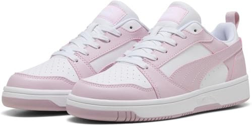 PUMA Rebound V6 Low, Sneaker Unisex - Adulto, White Rose Mauve, 48 EU