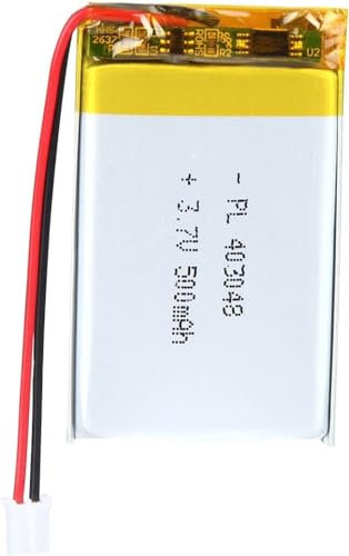 YUNIQUE GREEN-CLEAN-POWER - Batteria al Litio 3.7V 500mAh Modello 403048 | Con Circuito di Protezione | Ricaricabile, Compatibile con Auricolari Bluetooth e Cuffie TWS, Elevata Durabilità