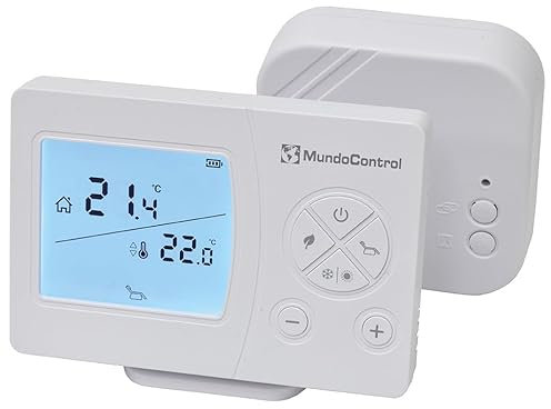 Thermostat d'ambiance numérique Via Radio MUNDOCONTROL EASYRF