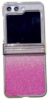 Transparente Silikon-Handyhülle für Samsung Galaxy Z Flip 5 4 3 Flip5 Flip4 Flip3 5G Softshell-Hülle, Pink, für Galaxy Z Flip 5