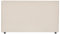 IDIMEX Kopfteil Dacio gepolstert 120cm beige – Elegantes Bettkopfteil, Melange-Optik, widerstandsfähiger Stoffbezug, langlebig und bequem, klassisches Design
