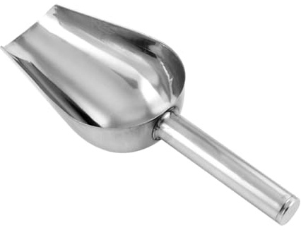 BESPORTBLE Pelle INOX Multifonction pour Croquettes Et Aliments Secs pour Animaux Et Facile à Nettoyer Doseuse Pratique pour Friandises Et Ingrédients Capacité Poignée Style Aléatoire