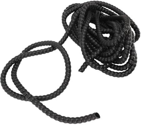 Yctze High Pressure Hose Protective Cover, Spiral High Pressure Hose Sleeve Cover, Car Washer Hose Protector for 16mm Outer Diameter Hose with ABS Material (10m / 32.8ft)