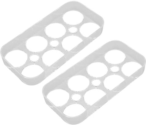 8 Gitter Kühlschrank Eierschale Transparente Eierhalter Organizer Küchenschrank