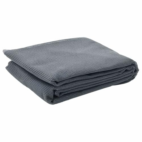 vidaXL Zeltteppich Anthrazit 400 x 350 cm Polyester | Schützt bei verschiedenen Wetterlagen, Leicht und einfach mitzunehmen, Minimalistischer Stil, der zu jedem Garten passt