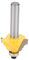 Bit Rotonda Router, Accessori per Router 8 Mm Bit Gambo Rotonde Doppio Romano Bocconcarigino (8*25.4MM)