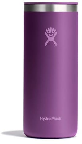 Hydro Flask Travel Coffee Cup – Insulated Stainless Steel, Non-Spill, Leak Proof to-Go Tumbler 20 Oz Beachplum Purple