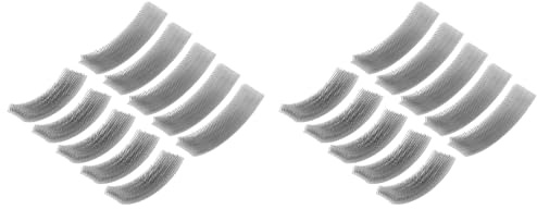 Generchin 20 Pièces 15/22 mm Nettoyeur de Tuyau de Perceuse Électrique Nettoyeur de Tuyau en Cuivre Remplacement Brosse de Nettoyage Tube pour Perceuse Outils de Plomberie