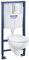 Grohe SOLIDO Bau Keramik, WC - SOLIDO 4-in-1 mit Spülrandloses Bau Keramik WC, 3-6 L, 1,13 m, 39418000
