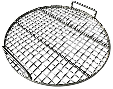 LavaLock Edelstahl-Grillrost, rund, 55,9 cm, passend für Weber Kettle Performer Weber Smokey Mountain UDS Ugly Drum Smoker Barrel Feuerstelle