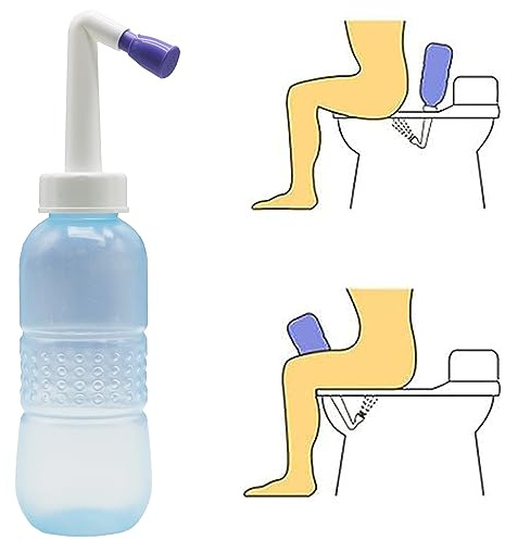 Dragonfly Clip Portable Handheld Personal Hygiene Refresher Toilet Butt Cleaner Travel Bidet Spray Bottle for Home 450 ml.