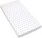 Amilian Spannbettlaken Spannbetttuch für Babybett Kinderbett 60x120 cm, 70x140 cm, 100% Baumwolle, fürs Baby, Baby Bettwäsche Größe: 120x60 cm, Muster: Sternchen Grau auf Weiß