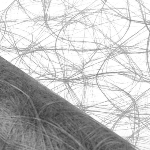 Sizoweb 5m, 20m, 25m Rolle 30cm oder 20cm breit Original Tischläufer Tischband Dekoration Fest Hochzeit Geburtstag Kommunion Taufe (5m x 20cm, Grau 9370)