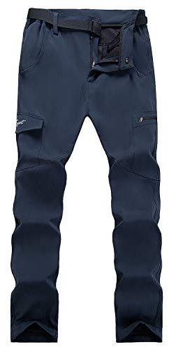 SUKUTU Pantaloni da Escursionismo ad Asciugatura Rapida da Donna Pantaloni da Arrampicata Resistenti all'Acqua per Esterni Pantaloni Elastici Leggeri