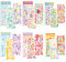 Cyleibe 18 Sheets Scrapbooking Stickers, 8 x 19cm Abziehbilder Regenbogen Photo Album Stickers, Kinder Wandsticker für DIY Dekoration