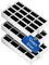 Filtro de aire de repuesto para Whirlpool 481248048172 C00312451 Microban ANT001, ANT-001, ANTF-MIC Filtro antibacteriano para frigoríficos, neveras y congeladores
