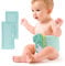 Hilph Baby Colic Relief, Reusable 2 Ice Pack Wrap for Newborns Belly Relief by Soothing Warmth, Baby Heating Pad Swaddling Belt for Gas Relief, Upset Stomach, Baby Reflux - Green