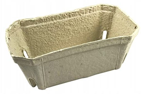 Nipter Barquettes de baies en carton, coupelles à fruits compostables, paniers à baies 500 g, 36 pièces