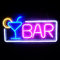 Neon Bar Sign - Dimmable Bar Neon Signs for Wall Decor, 16.5 * 8.7'' USB Powered Business Led Sign Beer Cocktail for Home Bar,Party,Club,Bistro,Man Cave,Birthday Gifts(Pink)
