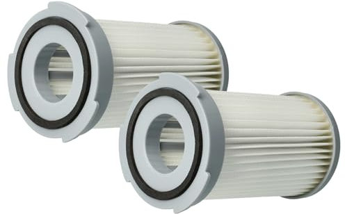 vhbw 2x filtro compatibile con AEG/Electrolux Ergoeasy ZTI 6765, ZTI 6767, ZTI 6771 aspirapolvere - Filtro aria di scarico, bianco