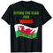 WALES hisst die Flagge von Wales Rugby-Top T-Shirt