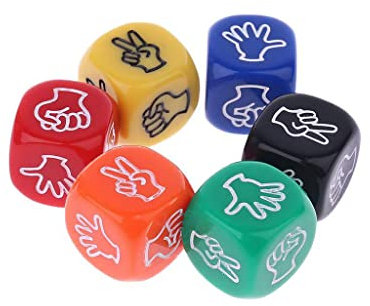 pièces drôle dés Jeux de société Jouet Doigt Jeu de devinettes dés Roche Papier Ciseaux Jeu Ciseaux Pierre Famille fête Fournitures