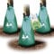 TTL Garden Baum Bewässerungssack 3X 75L - 3er Set 75 Liter Wassersack & Baumbeutel 75 Liter zur Tröpfchenbewässerung für Bäume - 400g/m² PVC robust & UV-stabil - Garten Giesssack Wasserbeutel