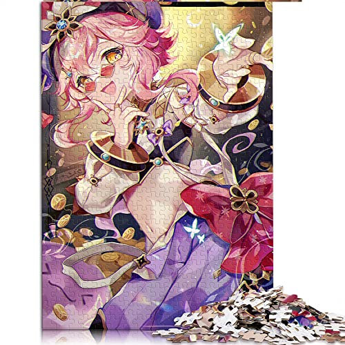 Puzzles für Erwachsene 1000 Genshin Impact Dori Puzzle für Erwachsene Holzpuzzle Lustiges Geschenk (Größe 50x75cm)