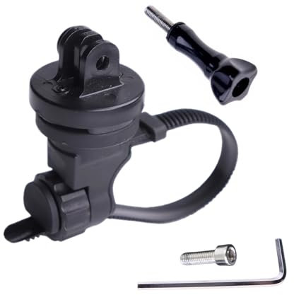 NELboNs Quick Release Sport Action Cameras Adapter Mount for Bicycle Out Front Handlebar Her.o D.JI Insta 360 Cameras Thumbscrew Strap Mount