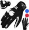 WESTWOOD FOX Motorradhandschuhe für Männer und Frauen,Atmungsaktiv, Touchscreen, Palm Pads Motorradhandschuhe für BMX,Radfahren, ATV,MTB Racing,Road Racing,Klettern,Wandern (SCHWARZ, L)