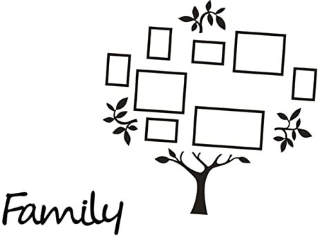 SOESFOUFU 1satz Wandtattoos Für Fotos Kreative Baum-wanddekoration Schwarz Wasserfest Und Langlebig Für Wohnzimmer Und Schlafzimmer Installieren