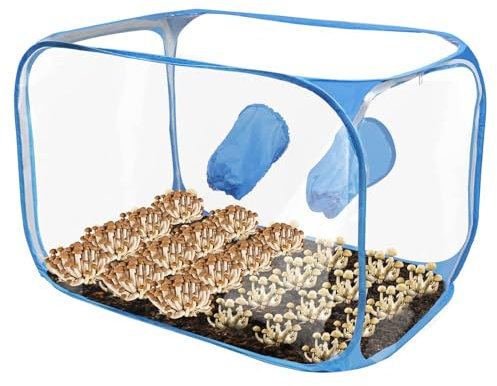 Still Air Box,Funghi che crescono ancora Air Box,Contenitore per la coltivazione di funghi,Stazioni di propagazione della del fungo della borsa per piantare,Kit portatile per tende da