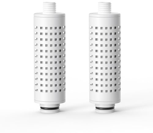 EMKE Duschfilter,PP Baumwolle Filter | Effektive Entchlorung und Entfernung von Verunreinigungen | Einfache Installation | Passend für EMKE F11 und F22 Thermostat