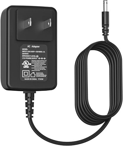 VIFOCUFY 15V AC/DC Adapter Charger Compatible with Moukey MTs12-1 MTs210-1 4.5Ah Lead-Acid Battery Karaoke Machine PA System Portable Bluetooth Speaker MTs121 MTs2101 Power Supply Cord PS Charger