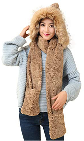 Uwdiohq Wintermütze Mit Bommel Damen Cappello Invernale Uomo Muetze Winter Baumwolle Strickmuetze Herren Fleece Warm Winddichten