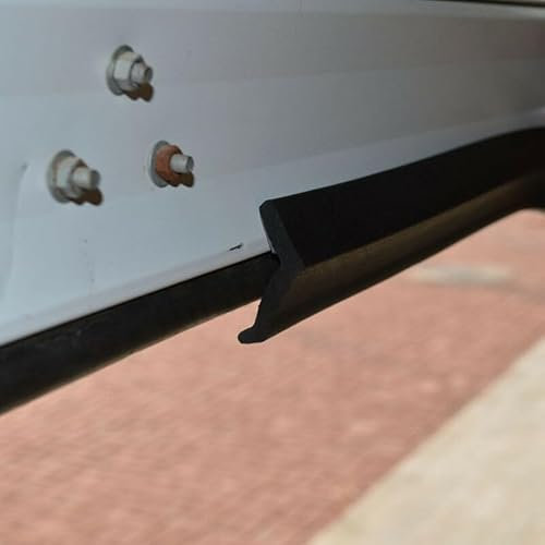 Yuanpgky 2M Garage Door Side Seal Rubber Strip Weatherproof Dust Proof
