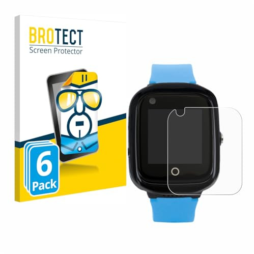 BROTECT Schutzfolie für One2Track Connect NEO | 6 Stück Transparenter Displayschutz Made in Germany Klare Displayschutz-Folie Clear Einfache Montage Case-Friendly
