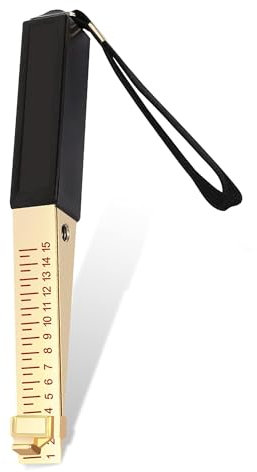 Door Gap Measuring Tool, 1-15mm Fire Door Gap Gauge Checker Tool Engineering Ruler, Feeler Gauges for House Engineering Inspection Flatness Measuring Tool Ruler(0.5mm)