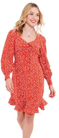 Joe Browns Women's Spotted Tie Neck Mini Dress