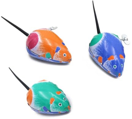 ifundom Wind up Mouse Toy Clockwork Walking Toy for Toddlers Encourages Crawling and Walking Energy Saving Safe Material for Boys and Girls Fun Educational Playtime Random Color
