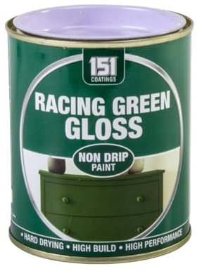 PNJB Non-Drip Gloss Racing Green Paint, Vibrant Finish, Hard Drying, Efficient Coverage, Durable and Long lasting, 300ml (1PCS)
