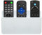 Lechisenop Remote Control Holder, 3 Slot Wall Mounted Remote Holder, Self Adhesive Multi-Functional TV Controller Holder, Pen Holder Storage Accessories for Home Office School (White)