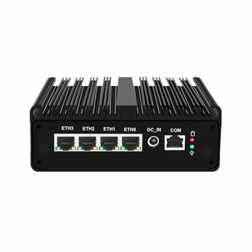 PcZinophyte N150 Mini-PC Firewall-Router 4 LAN i226-V 2,5G NVMe Lüfterloser Mini-Computer Box