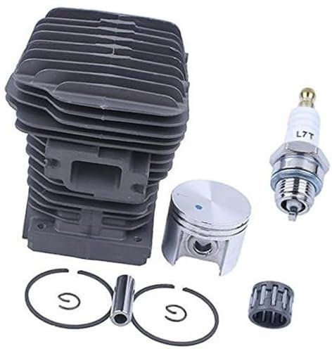 MEXWLOP Nikasil-beschichteter Zylinderkolbenlager-Zündkerzen-Motorsatz for STIHL 023 025 MS230 MS250 Kettensägenmotorteile Rasenmäher-Zündkerze