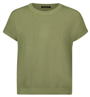 Betty Barclay Damen Lochstrick-Pullover ohne Arm 40, Oil Green