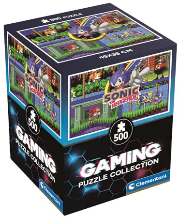Clementoni SEGA Sonic 500 Teile | Sonic Puzzle Erwachsene in 49 x 36 cm - Puzzle Erwachsene anspruchsvoll von Clementoni 35808