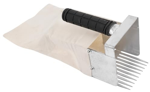 TINEASUR Cueille-Baies Portable en Acier Inoxydable avec Poignée, Outil de Récolte des Bleuets et Sûr pour Vergers, Espacement des Dents 4,5 Mm Couleur Aléatoire