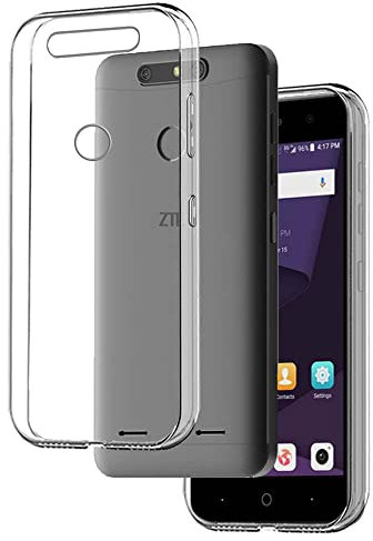 REY Funda Carcasa Gel Transparente para ZTE Blade V8 Lite, Ultra Fina 0,33mm, Silicona TPU de Alta Resistencia y Flexibilidad