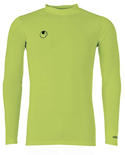 uhlsport Distinction Colors Maillot de Corps à Manches Longues pour Enfant, Enfant, 100307809, Vert Flash, 116 cm