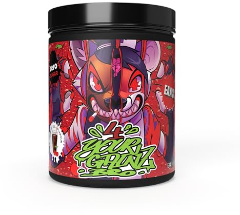 4YourGainz Bro EAA Keto-Blend Aminosäure Amino Vegan BCAA Bodybuilding 500g (Cherry Coke (Kirsch Cola))